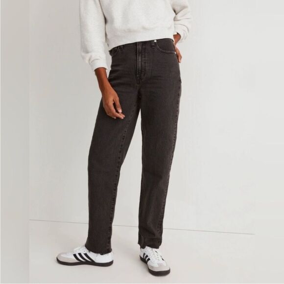 Madewell Denim - Madewell The Perfect Vintage Straight Jeans Size 24 lunar wash black NWOT